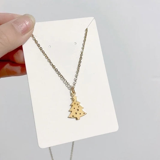 Christmas Tree Pendant Necklace