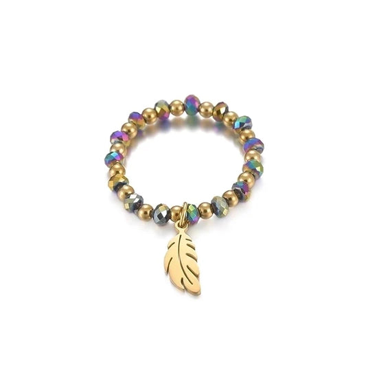 Leaf Pendant Ring