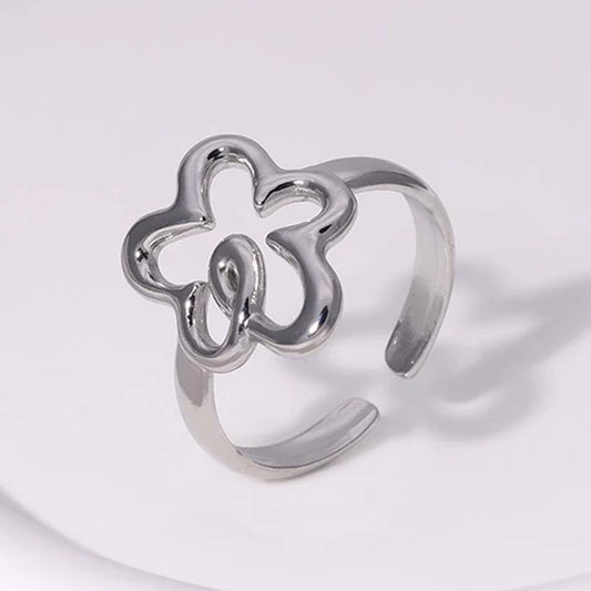 Minimalist Flower Ring