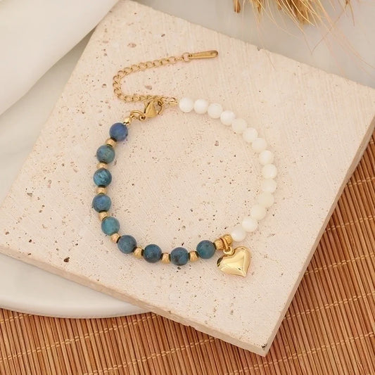 Retro Heart Beaded Bracelets